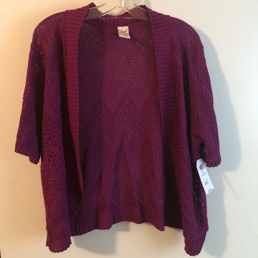 Plus size shrug